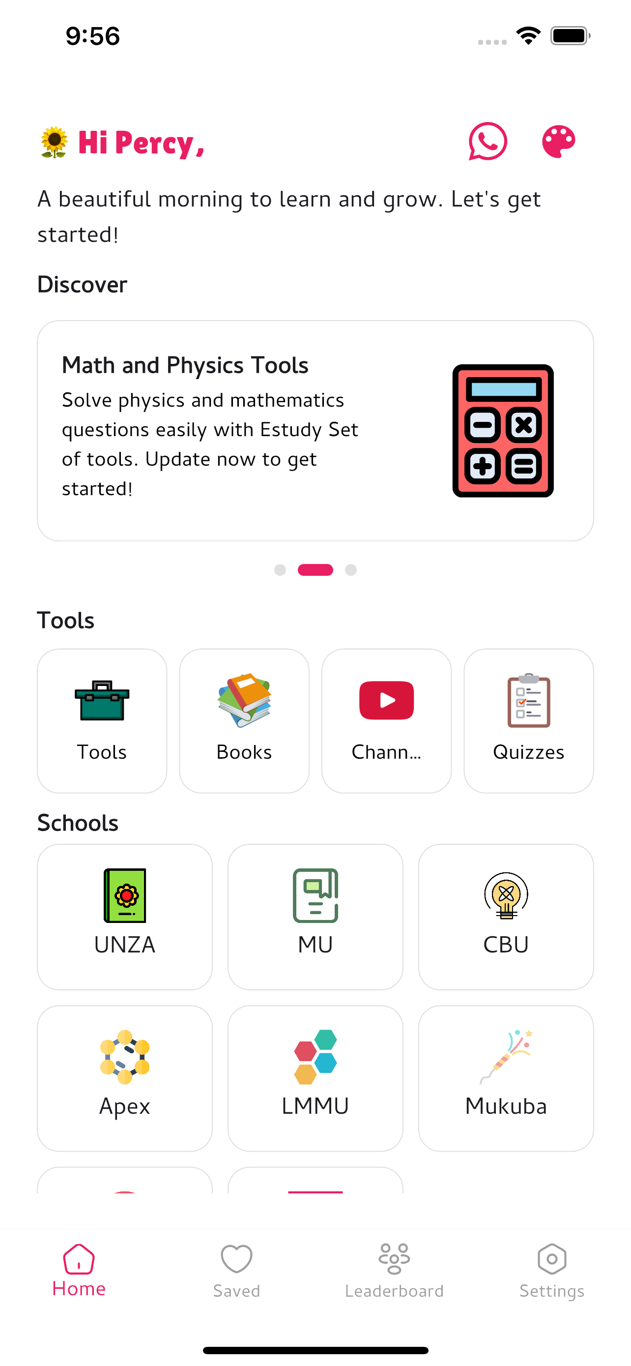 Estudy mobile app screenshot